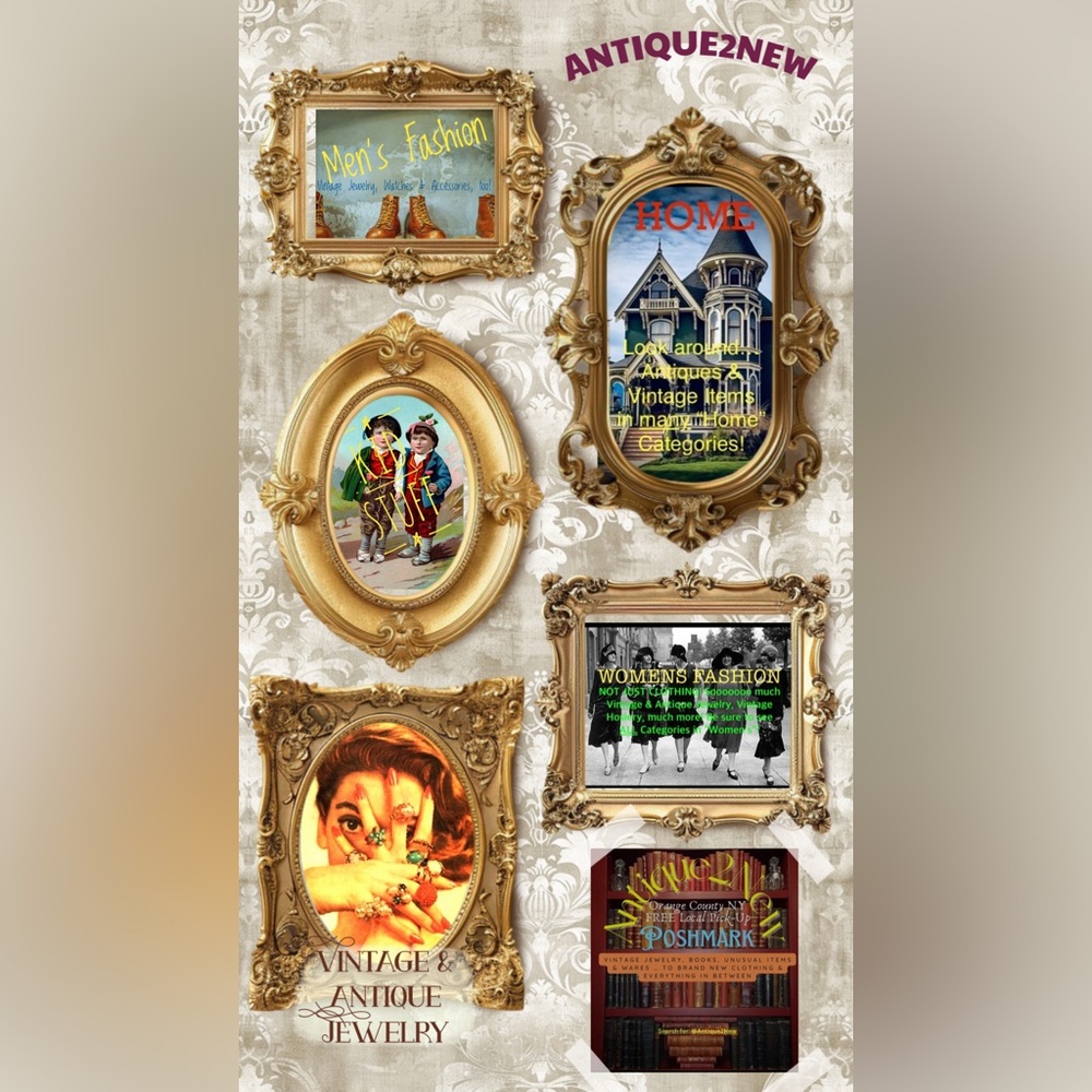 MANY New Listings Coming SOON!! Clothes, Unique Gifts, Vintage Jewelry/Books/Art
